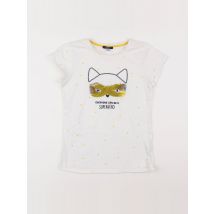 Tee-shirt blanc - Okaidi - Blanc - fille & 12 ans - Seconde main