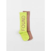Chaussettes Lost Found Marron Vert - Wynken - Vert - mixte & 2 ans - Neuf