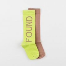 Chaussettes Lost Found Marron Vert - Wynken - Vert - mixte & 2 ans - Neuf
