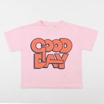 Tee-shirt Good Day Rose Rouge - Wynken - Rose - fille & 6 ans - Neuf