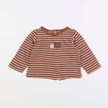 Tee-shirt marron - Vertbaudet - Marron - garçon & 6 mois - Seconde main
