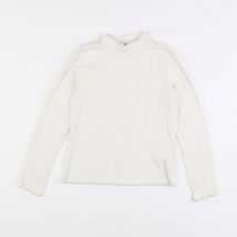 Sous-pull blanc - H&M - Blanc - fille & 8/10 ans - Seconde main