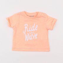 Tee-shirt orange fluo - Vertbaudet - Orange - garçon & 3 mois - Seconde main