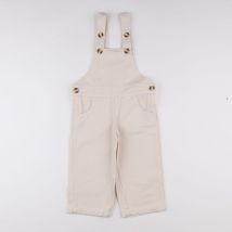 Salopette Quetsche denim écru - Poudre Organic - Beige - mixte & 9 mois - Neuf