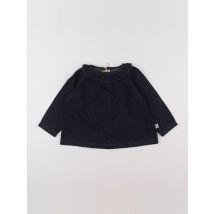 Blouse Charme denim Dark Blue - Poudre Organic - Bleu - fille & 12 mois - Neuf