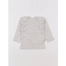 Tee-shirt Begonia Fleurs Lunar Rock - Poudre Organic - Gris - fille & 12 mois - Neuf