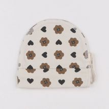 Bonnet Litchi Little and Tall by PO - Poudre Organic - Beige - fille & 3/6 mois - Neuf