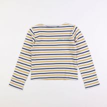 Tee-shirt blanc, bleu, jaune - Maison Labiche - Blanc - fille & 8 ans - Seconde main