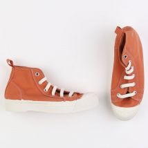 Tennis à scratch/ lacets orange - Bensimon - Orange - mixte & pointure 32 - Neuf