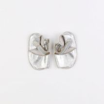Chaussons argent - Minorquines - Argent - fille & pointure 18 - Seconde main