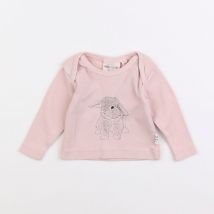 Tee-shirt rose - Moumout' - Rose - fille & 3 mois - Neuf