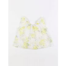 Blouse blanc, jaune - Bonton - Blanc - fille & 12 mois - Seconde main