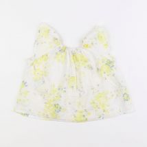 Blouse blanc, jaune - Bonton - Blanc - fille & 12 mois - Seconde main