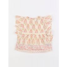 Blouse beige, rose - Bonheur du jour - Beige - fille & 3 mois - Seconde main