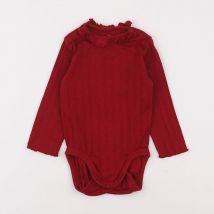 Body à col rouge - H&M - Rouge - fille & 6/9 mois - Seconde main