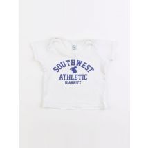Tee-shirt blanc - Southwest - Blanc - garçon & 3/6 mois - Seconde main