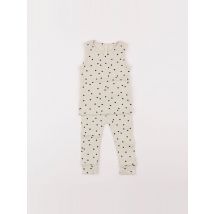 Ensemble beige - Quincy Mae - Beige - fille & 3/6 mois - Seconde main