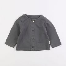 Gilet gris - Poudre Organic - Gris - mixte & 12 mois - Seconde main