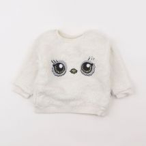 Pull blanc - H&M - Blanc - fille & 6 mois - Seconde main