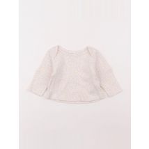 Maillot de corps blanc, bleu - Carrément Beau - Blanc - fille & 3 mois - Seconde main