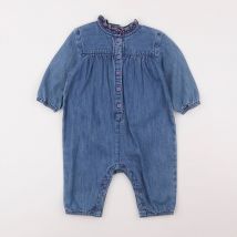 Combinaison bleu - Bonton - Bleu - fille & 6 mois - Neuf