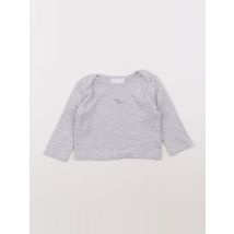 Tee-shirt gris - The little white company - Gris - mixte & 6/9 mois - Seconde main