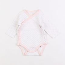 Body blanc - Sauthon - Blanc - fille & 3 mois - Seconde main