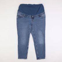 Jean pantacourt grossesse bleu - H&M - Bleu - femme & xl - Seconde main