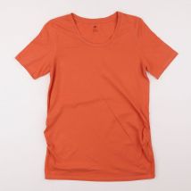 Tee-shirt grossesse orange - H&M - Orange - femme & m - Seconde main