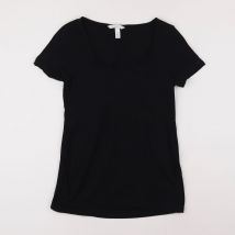 Tee-shirt grossesse noir - H&M - Noir - femme & s - Seconde main