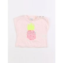 Tee-shirt rose - Bonheur du jour - Rose - fille & 6 mois - Seconde main