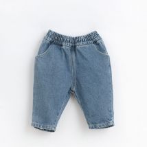Pantalon Denim bleu foncé - Play Up - Bleu - mixte & 3 mois - Neuf