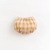 Bloomer Tecido Vichy jaune - Play Up - Jaune - mixte & 6 mois - Neuf