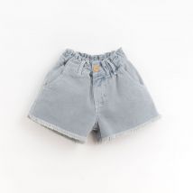 Short Denim bleu - Play Up - Bleu - mixte & 10 ans - Neuf