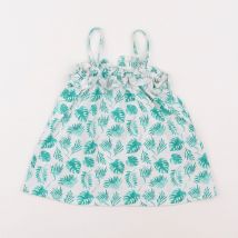 Robe blanc, vert - La Redoute - Blanc - fille & 6 mois - Seconde main