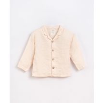 Chemise manches longues Linho beige - Play Up - Beige - garçon & 8 ans - Neuf
