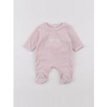 Pyjama velours rose - Vertbaudet - Rose - fille & 0 mois - Seconde main