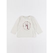 Tee-shirt beige - Eden & Victor - Beige - fille & 18 mois - Seconde main