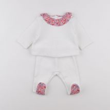 Ensemble blanc - Jacadi - Blanc - fille & 6 mois - Seconde main
