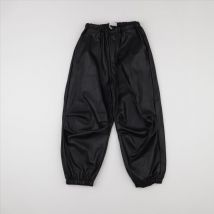 Pantalon noir simili cuir - Zara - Noir - fille & 11/12 ans - Seconde main