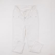 Jean grossesse blanc - H&M - Blanc - femme & 40 à 42 - Seconde main