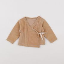 Gilet marron - Poudre Organic - Marron - fille & 1 mois - Neuf