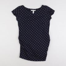 Tee-shirt grossesse bleu, blanc - H&M - Blanc - femme & m - Seconde main