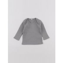 Tee-shirt gris - Quincy Mae - Gris - garçon & 0/3 mois - Seconde main