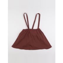 Jupe marron, rouge - Risu Risu - Marron - fille & 10 ans - Seconde main