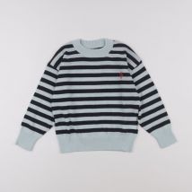 Pull Stripes Bull Bleu - The animals observatory - Bleu - mixte & 10 ans - Neuf