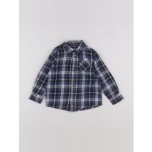 Chemise blanc, bleu - Vertbaudet - Blanc - garçon & 4 ans - Seconde main
