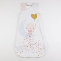 Gigoteuse blanc - Vertbaudet - Blanc - fille & 6/18 mois - Seconde main