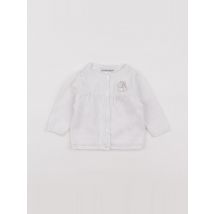 Gilet blanc - Vertbaudet - Blanc - fille & 3 mois - Seconde main
