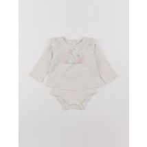 Body tee-shirt beige - Vertbaudet - Beige - fille & 6 mois - Seconde main